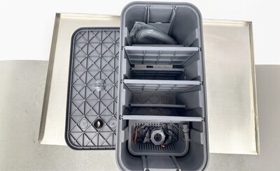 Polymer Grease Trap Tank Right-side Discharge Water ZCB-A-650R