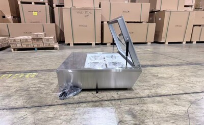 Clearance 4 pan Countertop Gelato Ice Cream Display 105066C0618