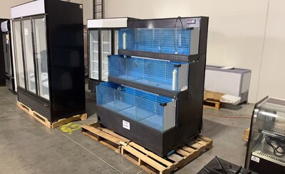 Clearance Sea Water Seafood Lobster Display Case 74586H0620