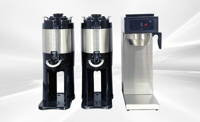 Commercial Coffee Combo：1 Brewer+2 Thermal Servers VT15-2-CF
