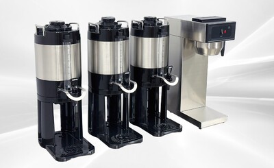 Commercial Coffee Combo：1 Brewer+3 Thermal Servers VT15-3-CF