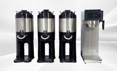 Commercial Coffee Combo：1 Brewer+3 Thermal Servers VT15-3-CF