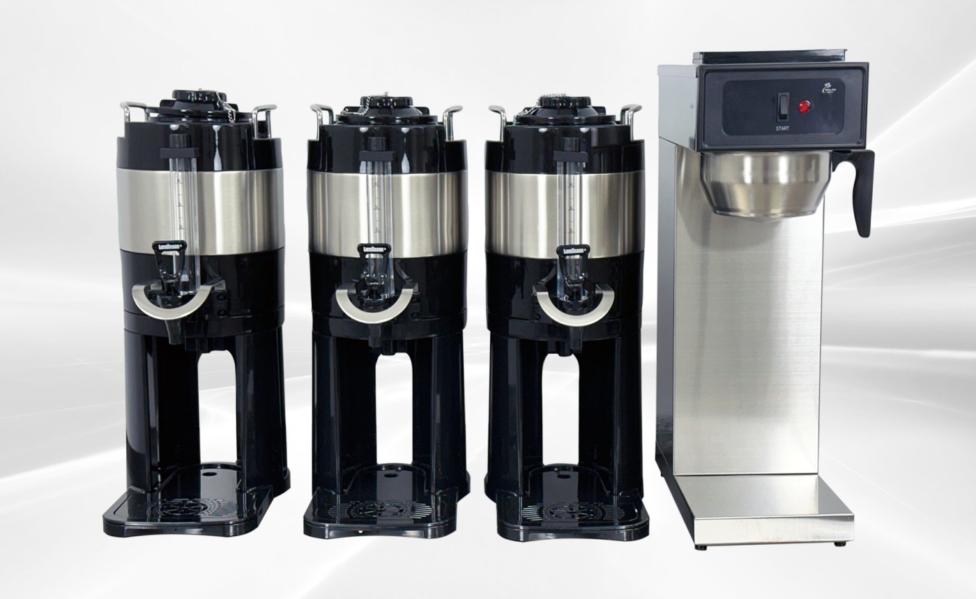 Commercial Coffee Combo：1Brewer+3 Thermal Servers VT10-3-CF