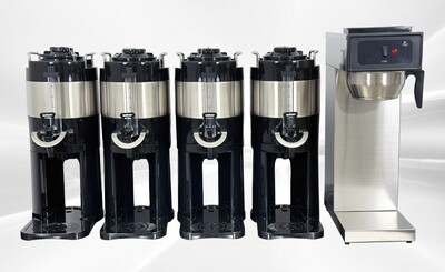 Commercial Coffee Combo：1Brewer+4 Thermal Servers VT10-4-CF