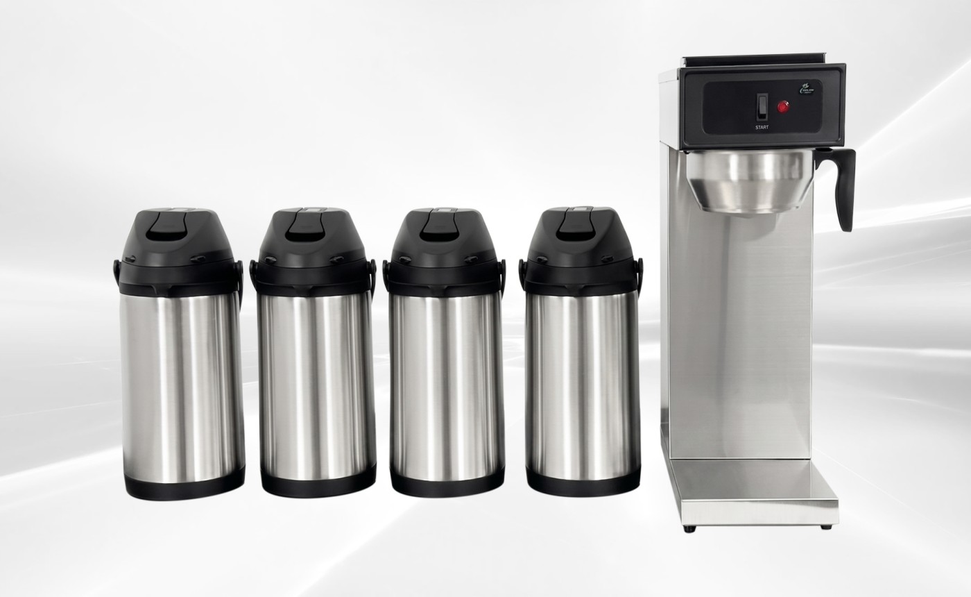 Commercial Coffee Combo：1Brewer+4 Pump Pot AP40-4
