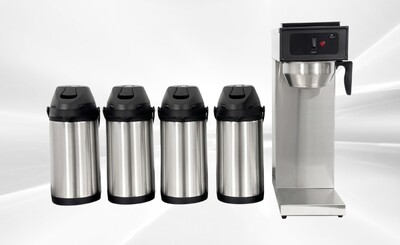 Commercial Coffee Combo：1Brewer+4 Pump Pot AP40-4