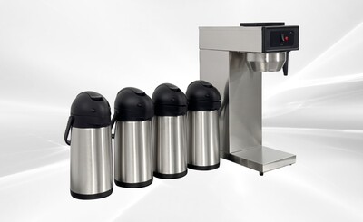 Commercial Coffee Combo：1Brewer+4 Pump Pot AP25-4