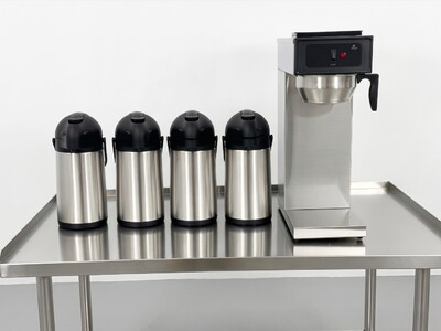 Commercial Coffee Combo：1Brewer+4 Pump Pot AP25-4