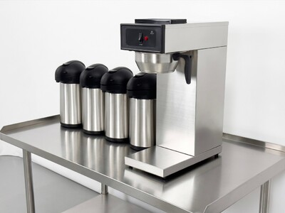 Commercial Coffee Combo：1Brewer+4 Pump Pot AP25-4