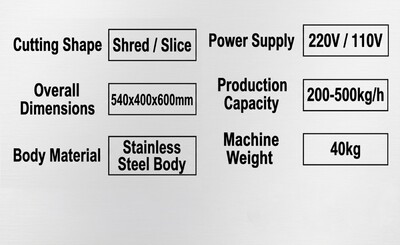 Commercial Multi-functional Vegetable Cutter 110V CK-20