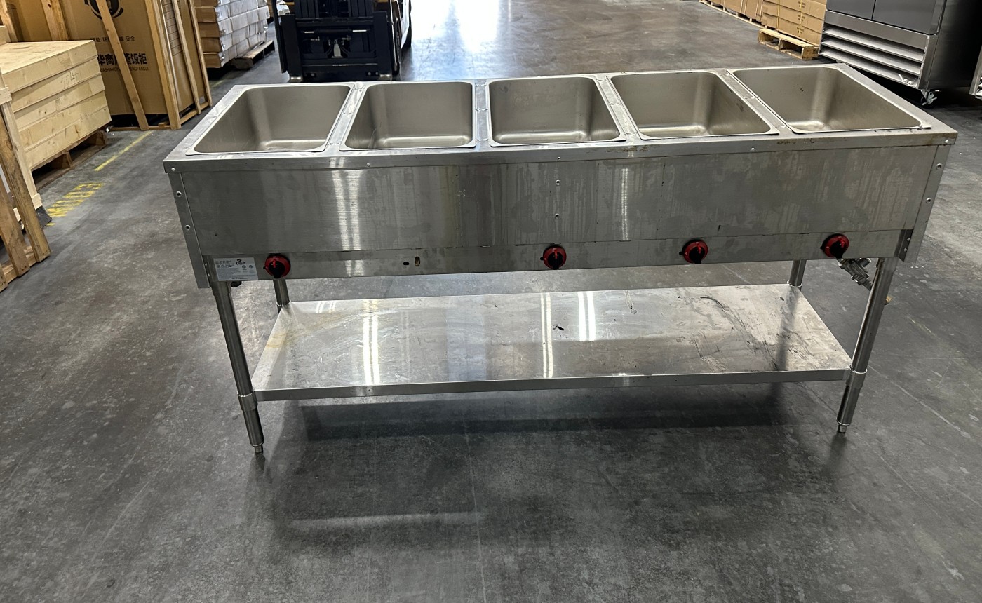 Clearance  Steam Table 5 Pan Gas Propane Warmer 35912F0629