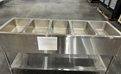 Clearance  Steam Table 5 Pan Gas Propane Warmer 35912F0629