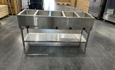 Clearance  Steam Table 5 Pan Gas Propane Warmer 35912F0629