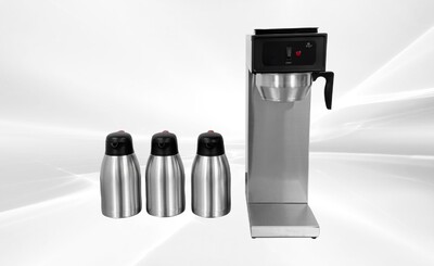 Commercial Coffee Combo：1Brewer+3 Steel Flasks BH157-3