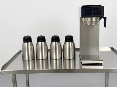 Commercial Coffee Combo：1Brewer+4 Steel Flasks BH157-4