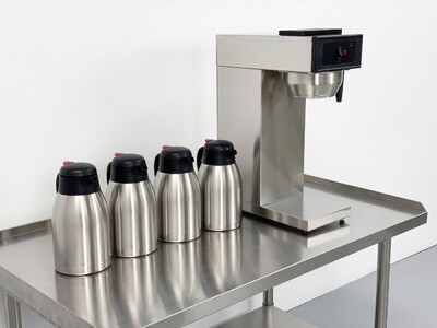 Commercial Coffee Combo：1Brewer+4 Steel Flasks BH157-4