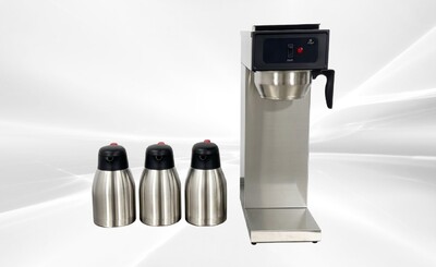 Commercial Coffee Combo：1Brewer+3 Steel Flasks BH117-3