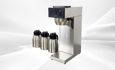 Commercial Coffee Combo：1Brewer+3 Steel Flasks BH117-3