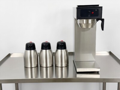 Commercial Coffee Combo：1Brewer+3 Steel Flasks BH117-3