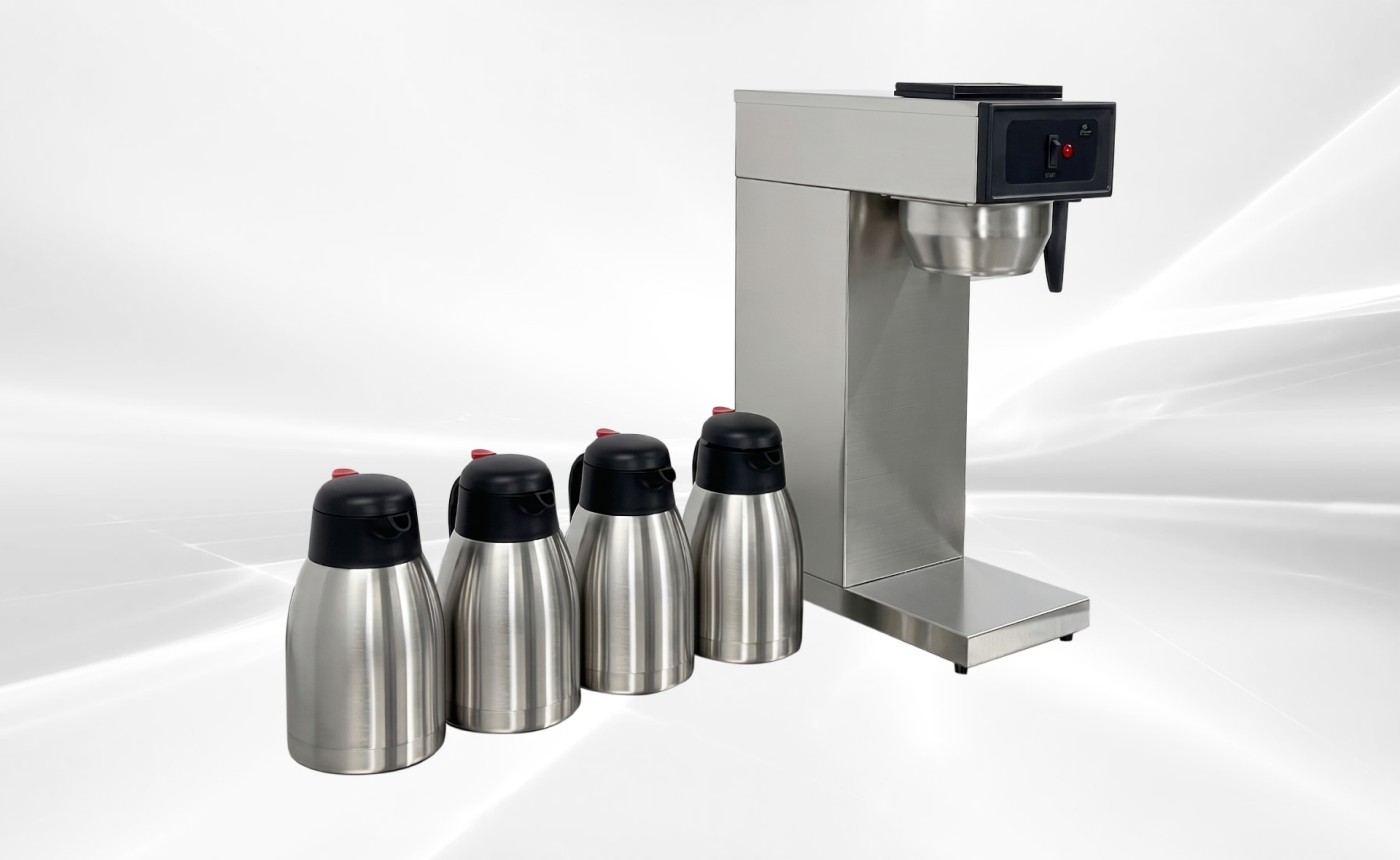 Commercial Coffee Combo：1Brewer +4 Steel Flasks BH117-4