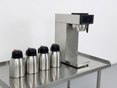 Commercial Coffee Combo：1Brewer +4 Steel Flasks BH117-4