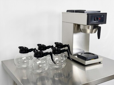 Coffee Combo：1Brewer +5 Glass Decanters CD-5-AW1U1D