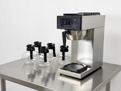 Coffee Combo：1Brewer +5 Glass Decanters CD-5-AW1U1D