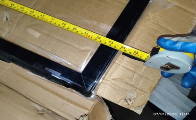 [Parts] GSC-72 Glass Door Refrigerator Middle Glass Sliding Door