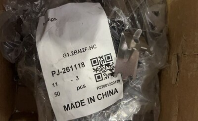 Parts]G1.2BM2F Stainless Steel Rack Clip For Refrigerator shelf