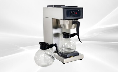Coffee Combo：1Brewer +2 Glass Decanters CD-2-AW1U1D