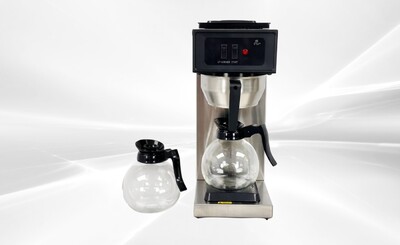 Coffee Combo：1Brewer +2 Glass Decanters CD-2-AW1U1D