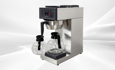 Coffee Combo：1Brewer +2 Glass Decanters CD-2-AW1U1D