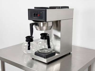 Coffee Combo：1Brewer +2 Glass Decanters CD-2-AW1U1D