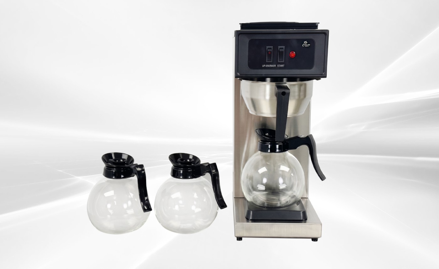 Coffee Combo：1Brewer +3 Glass Decanters CD-3-AW1U1D