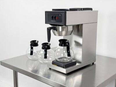 Coffee Combo：1Brewer +3 Glass Decanters CD-3-AW1U1D