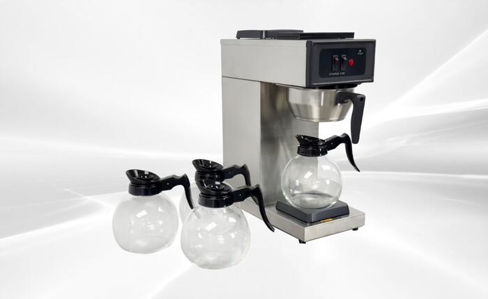 Coffee Combo：1Brewer +4 Glass Decanters CD-4-AW1U1D