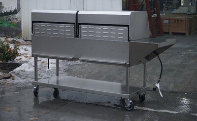 NSF 60" Outdoor Grill With Side Shelf And Roll Dome TCBQ-60