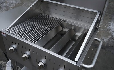 NSF 60" Outdoor Grill With Side Shelf And Roll Dome TCBQ-60