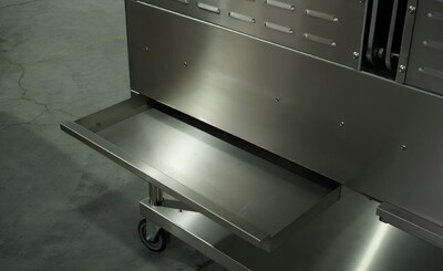 NSF 72" Outdoor Grill With Side Shelf And Roll Dome TCBQ-72