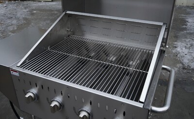 NSF 72" Outdoor Grill With Side Shelf And Roll Dome TCBQ-72