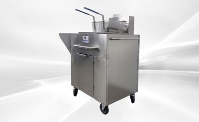 NSF Outdoor Fryer Single Tank Fryer Cart LP TC-OF