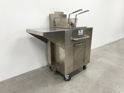 NSF Outdoor Fryer Single Tank Fryer Cart LP TC-OF