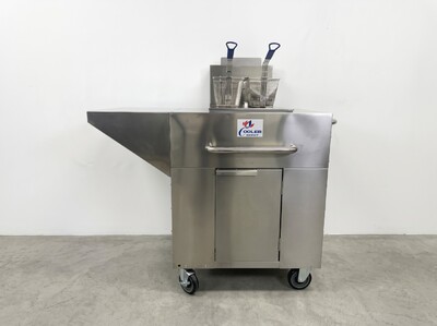 NSF Outdoor Fryer Single Tank Fryer Cart LP TC-OF