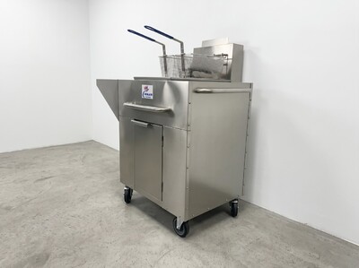 NSF Outdoor Fryer Single Tank Fryer Cart LP TC-OF