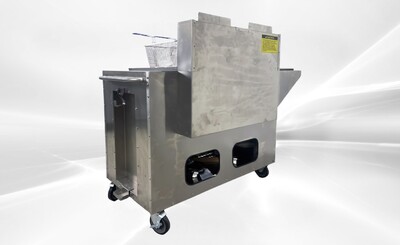 NSF Outdoor Fryer Twin Tank Fryer Cart LP TC-DOF