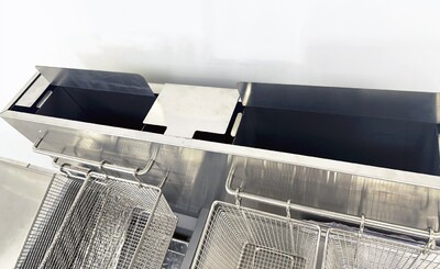 NSF Outdoor Fryer Twin Tank Fryer Cart LP TC-DOF