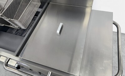 NSF Outdoor Fryer Twin Tank Fryer Cart LP TC-DOF
