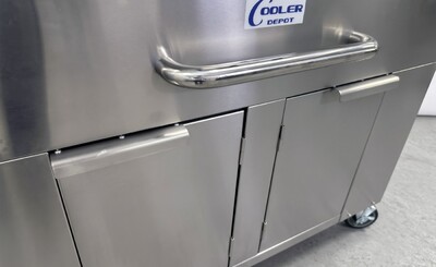 NSF Outdoor Fryer Twin Tank Fryer Cart LP TC-DOF