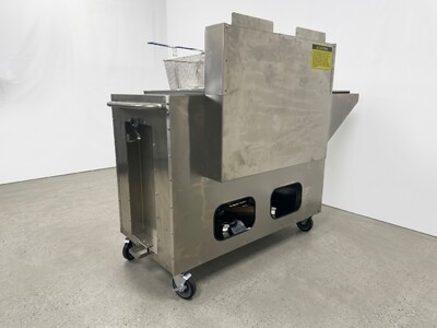 NSF Outdoor Fryer Twin Tank Fryer Cart LP TC-DOF