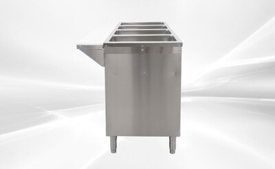 ETL 4 Plate Warmer And Dry Steam Table 110v NH-4-120-OC